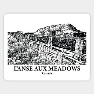 L’Anse aux Meadows - Canada Sticker